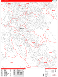 Red Line Map Example